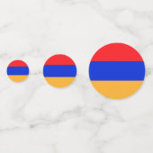 アルメニア国旗 コンフェッティ (裏面)