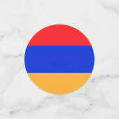 アルメニア国旗 コンフェッティ (スモール正面)