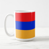 アルメニア国旗 コーヒーマグカップ (左)