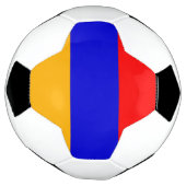 アルメニア国旗 サッカーボール (回転)