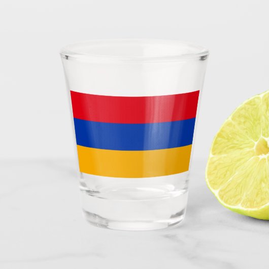アルメニア国旗 ショットグラス (正面)