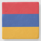 アルメニア国旗 ストーンコースター (正面)