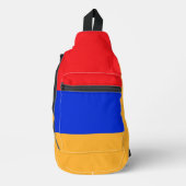 アルメニア国旗 スリングバッグ (正面)