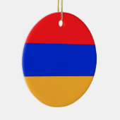 アルメニア国旗 セラミックオーナメント (右)