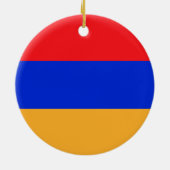 アルメニア国旗 セラミックオーナメント (裏面)