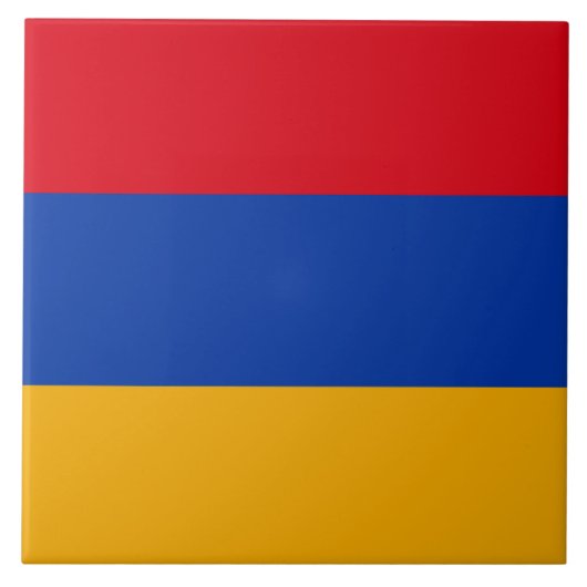 アルメニア国旗 タイル (正面)