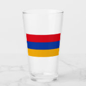 アルメニア国旗 タンブラーグラス (正面)