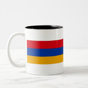アルメニア国旗 ツートーンマグカップ