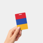アルメニア国旗 バッジ (手持ち)