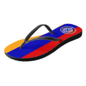 アルメニア国旗 ビーチサンダル (アングル)