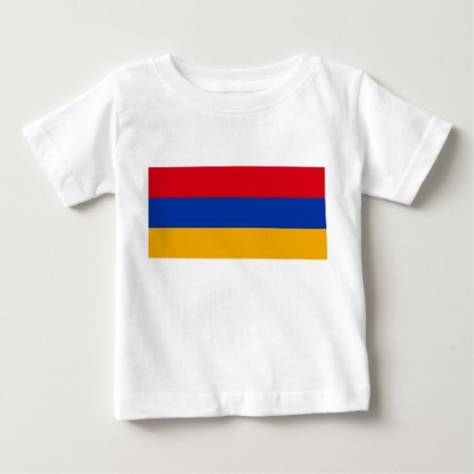 アルメニア国旗 ベビーTシャツ (正面)
