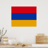 アルメニア国旗 ポスター (キッチン)