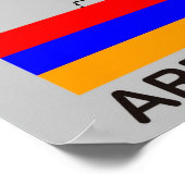 アルメニア国旗 ポスター (角)