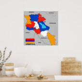 アルメニア国旗 ポスター (キッチン)