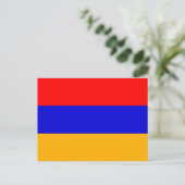アルメニア国旗 ポストカード (スタンド正面)