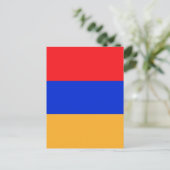 アルメニア国旗 ポストカード (スタンド正面)