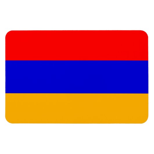 アルメニア国旗 マグネット (横)