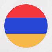 アルメニア国旗 ラベル (デザイン2)