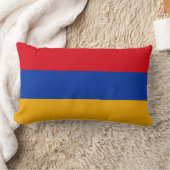 アルメニア国旗 ランバークッション (ブランケット)