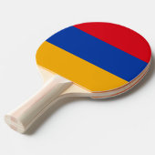 アルメニア国旗 卓球ラケット (正面アングル)