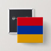 アルメニア国旗 缶バッジ (正面&裏面)