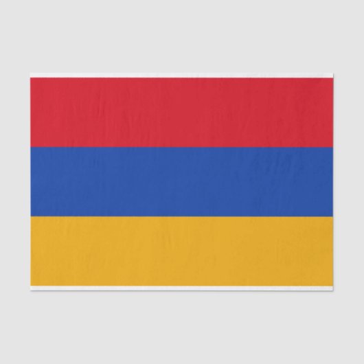アルメニア国旗 薄葉紙 (正面)