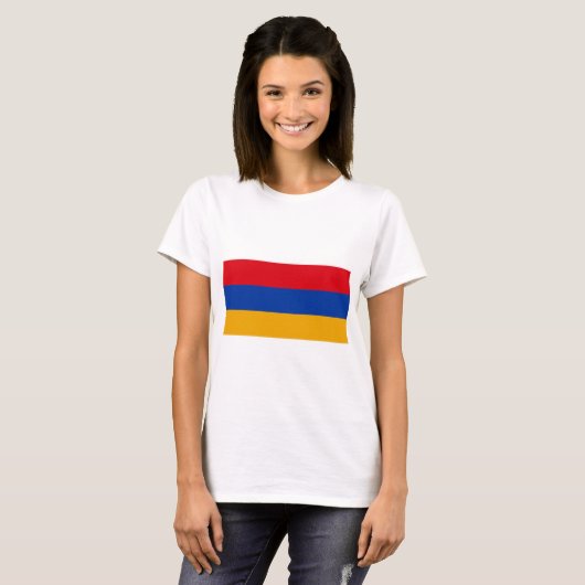アルメニア国旗 Tシャツ (正面フル)