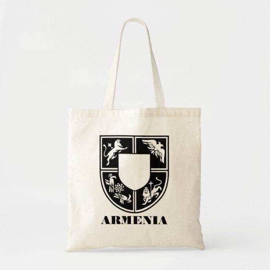 アルメニア国章現代アート トートバッグ (正面)