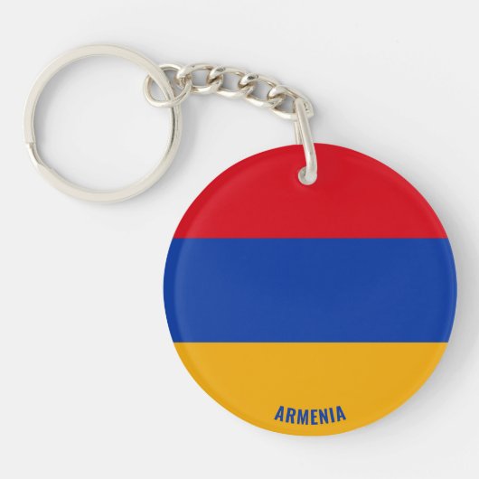 アルメニア国魅力的国国旗 キーホルダー (正面)