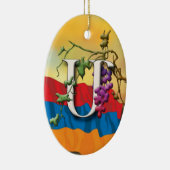 アルメニア文字のイニシャルの人の」オーナメント セラミックオーナメント (右)