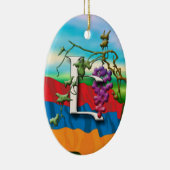 アルメニア文字のイニシャルのEの」オーナメント セラミックオーナメント (右)