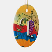 アルメニア文字のイニシャルのGhadの」オーナメント セラミックオーナメント (右)