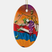 アルメニア文字のイニシャルのHo」オーナメント セラミックオーナメント (右)