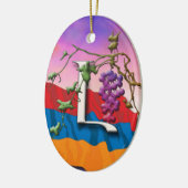 アルメニア文字のイニシャルのLyunの」オーナメント セラミックオーナメント (左)