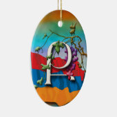 アルメニア文字のイニシャルのQeの」オーナメント セラミックオーナメント (右)