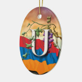 アルメニア文字のイニシャルのSeの」オーナメント セラミックオーナメント (左)