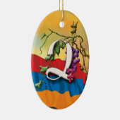 アルメニア文字のイニシャルのTsaの」オーナメント セラミックオーナメント (右)