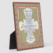 アルメニア語の主の祈りの言葉V2 (Hayr Mer) フォトプラーク (側面)