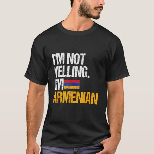 アルメニア語は叫んでない Tシャツ (正面)