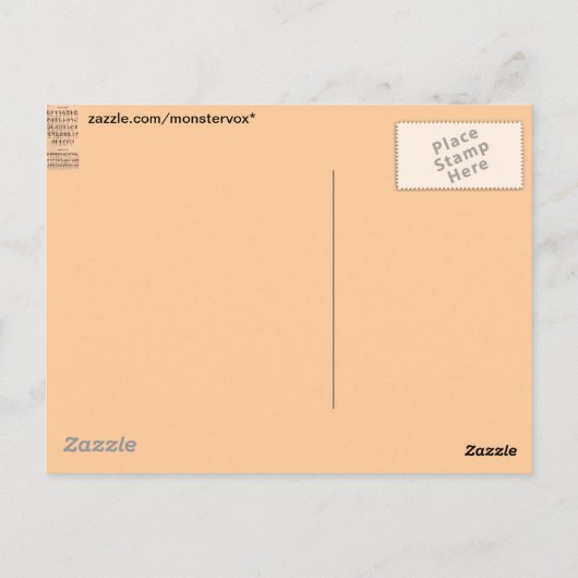 アルメニア語アルファベットのはがき ポストカード (裏面)