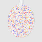 アルメニア語アルファベット オーナメント (正面)