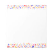 アルメニア語アルファベット ノートパッド (正面)