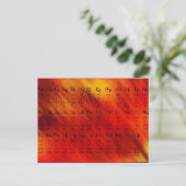 アルメニア語アルファベット ポストカード (スタンド正面)