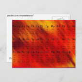 アルメニア語アルファベット ポストカード (正面/裏面)