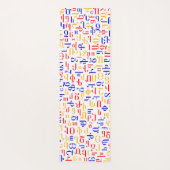 アルメニア語アルファベット ヨガマット (裏面)