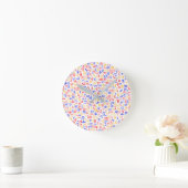 アルメニア語アルファベット ラウンド壁時計 (ホーム)