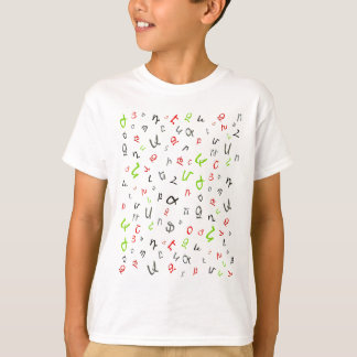 アルメニア語アルファベットTシャツ Tシャツ