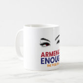アルメニア語十分なコーヒー・マグ コーヒーマグカップ (正面左)