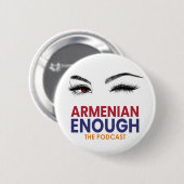 アルメニア語十分なPin 缶バッジ (正面&裏面)