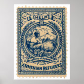 アルメニア難民1920年クリスマスシール ポスター (正面)